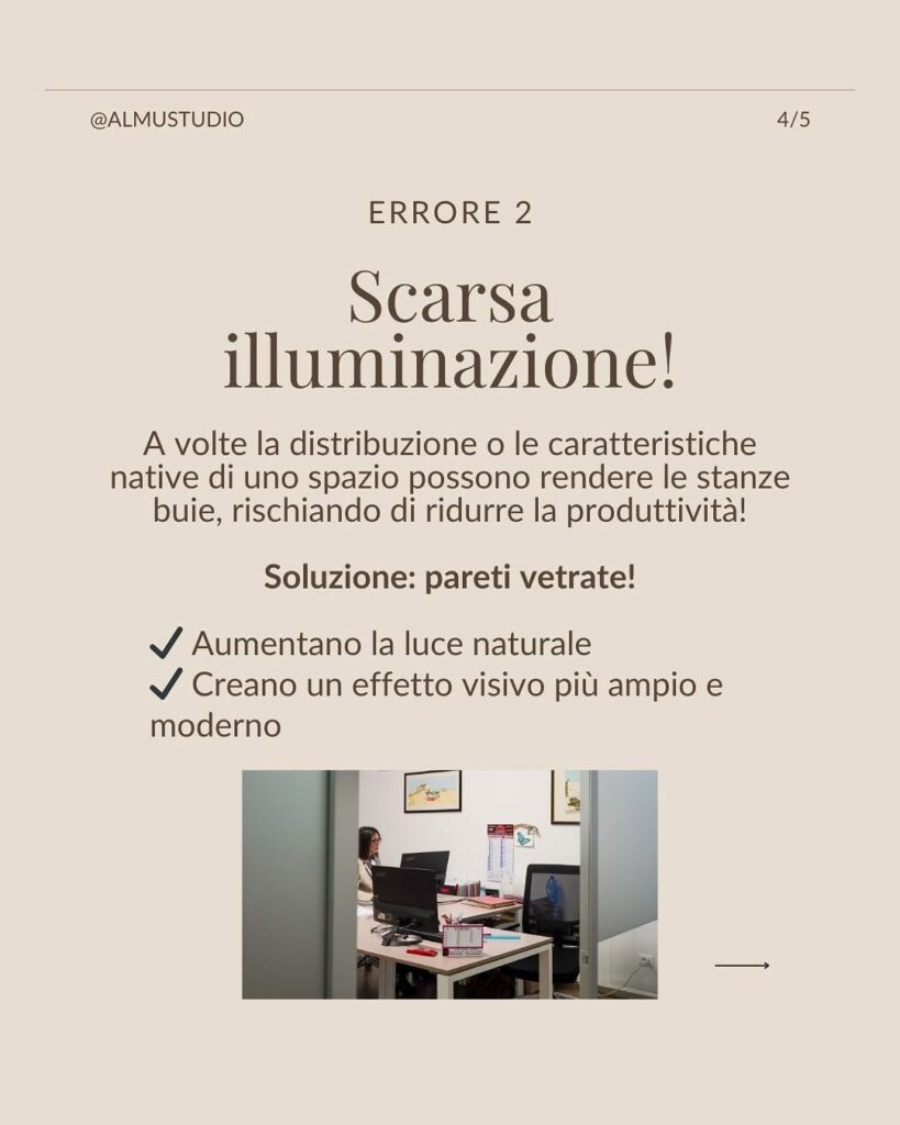 ristrutturare un ufficio: illuminazione